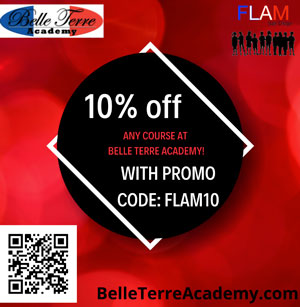 Belle Terre Academy coupon code for a 10% discount for FLAM San Diego Families